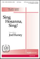 Sing Hosanna Sing! SATB choral sheet music cover